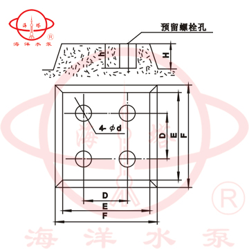 LG立式便拆高層建筑給水清水多級(jí)離心泵附件及安裝尺寸